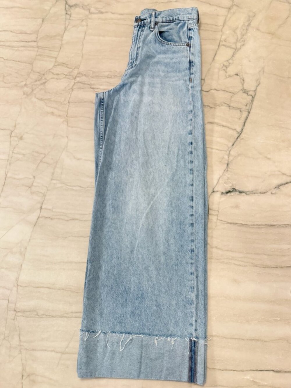 rag & bone Sophie Crop Wide-Leg Jeans - Picture 5 of 6